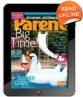 Tablet with magazine cover